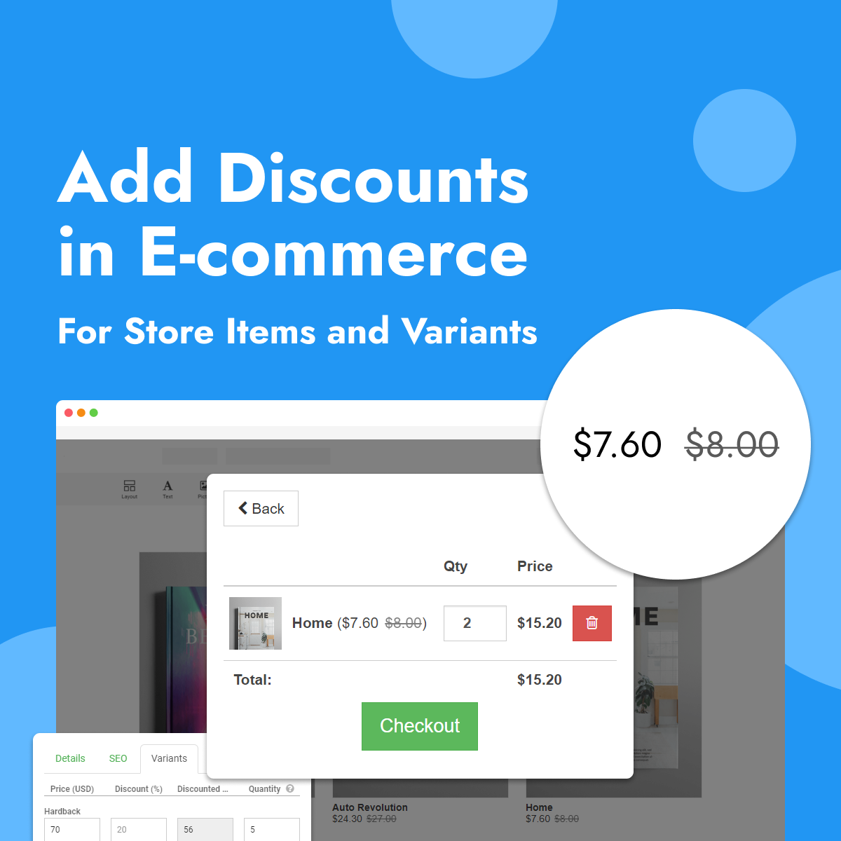 Add discount in e-commerce